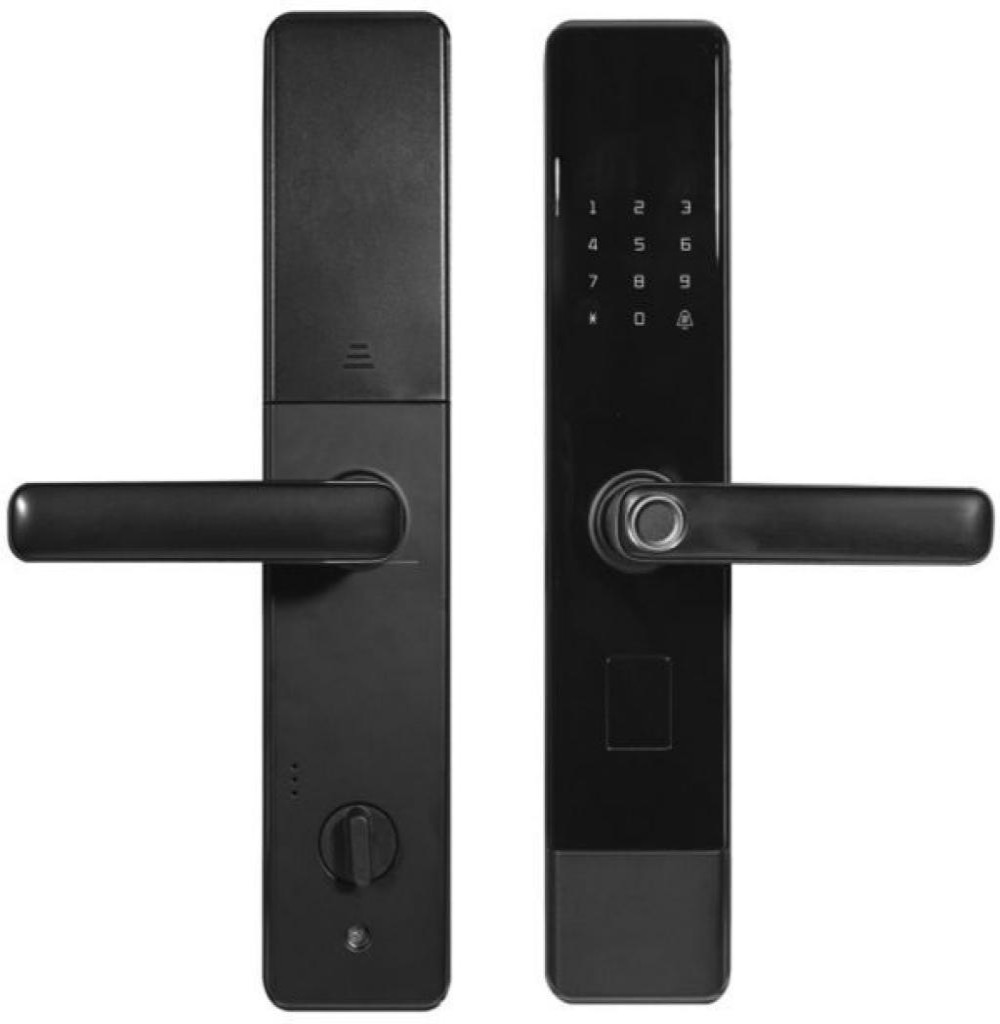 Fechadura Digital Satellite SL-77 Preta 