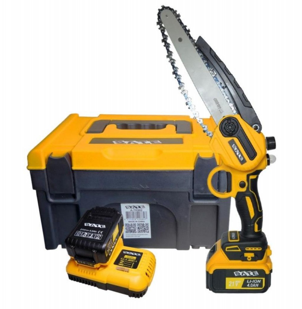 Ferramenta Mini Motosserra Sate A-TK882 8" Bateria 21V