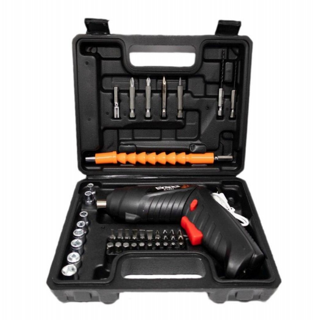Ferramenta Kit Parafusadeira Bateria Sate A-TK84 2V Ferramenta Kit Parafusadeira Bateria Sate A-TK84 2V