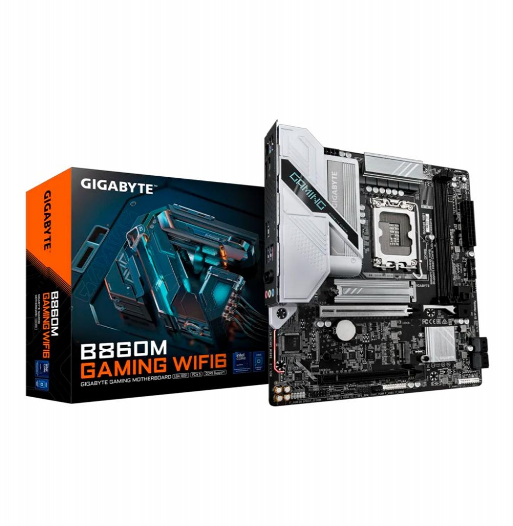 Placa Mae Intel (1851) Gigabyte B860M Gaming Wifi6 Ddr5