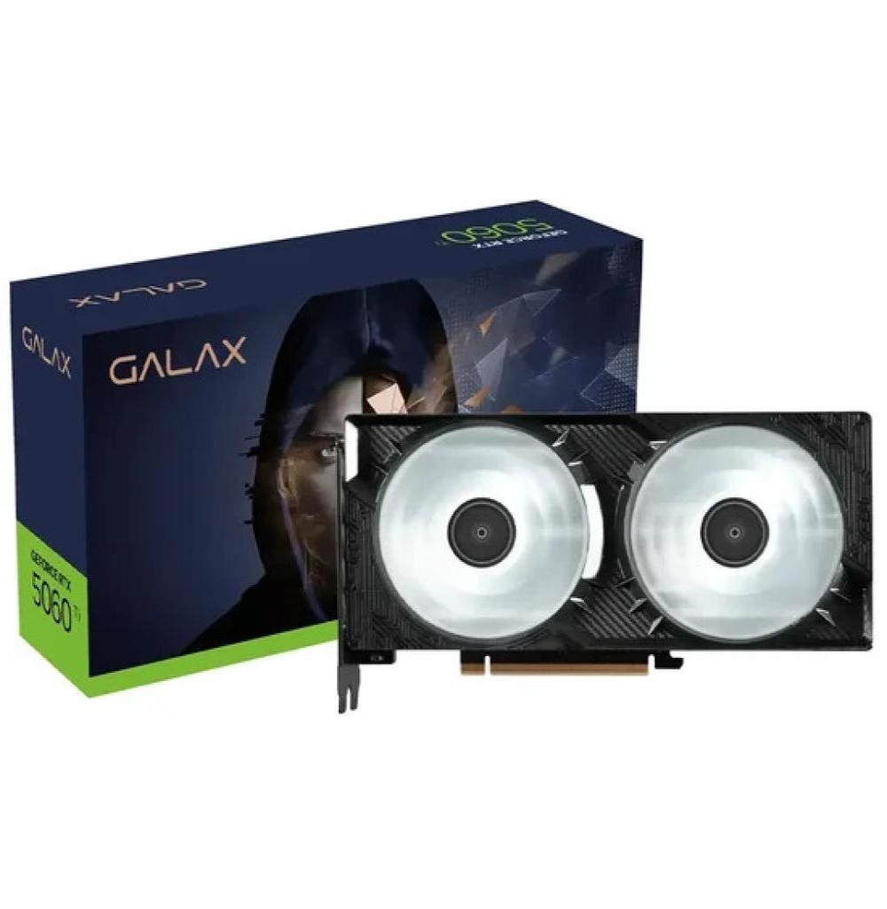 Placa De Vídeo 16GB EXP. GF-RTX5060TI Galax 1-Click Oc GB67CB-56IZN8