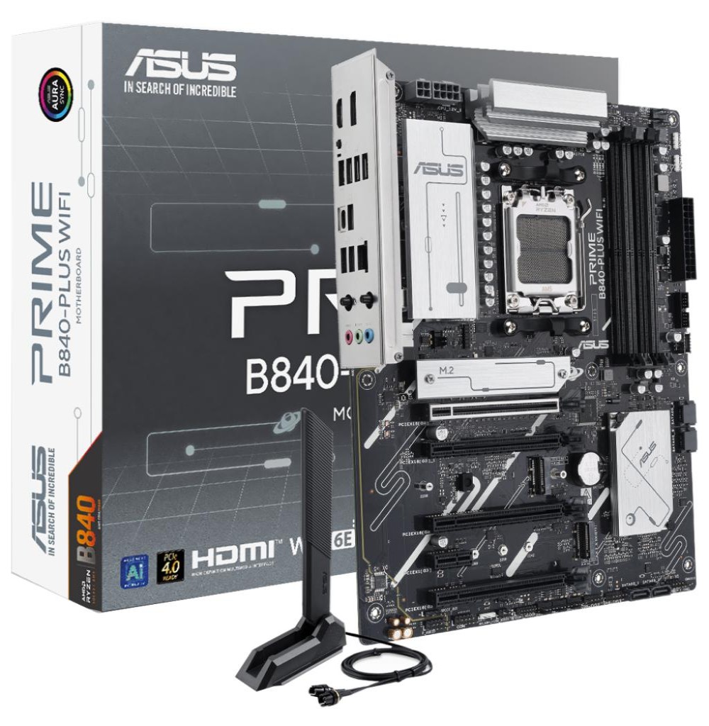 Placa Mae Amd (Am5) Asus B840-Plus Prime Wifi Ddr5