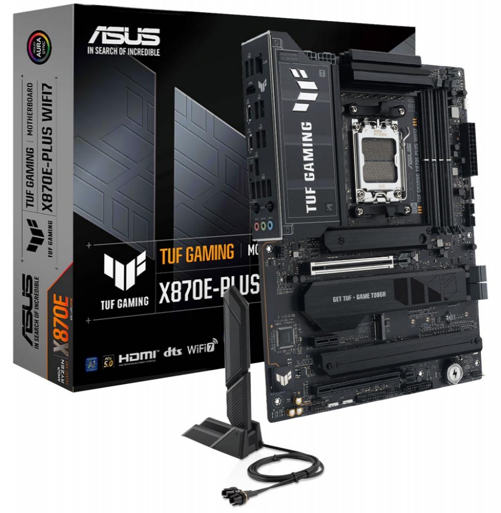 Placa Mãe Amd (Am5) Asus X870E-Plus Tuf Gaming Wifi7 Placa Mãe Amd (Am5) Asus X870E-Plus Tuf Gaming Wifi7