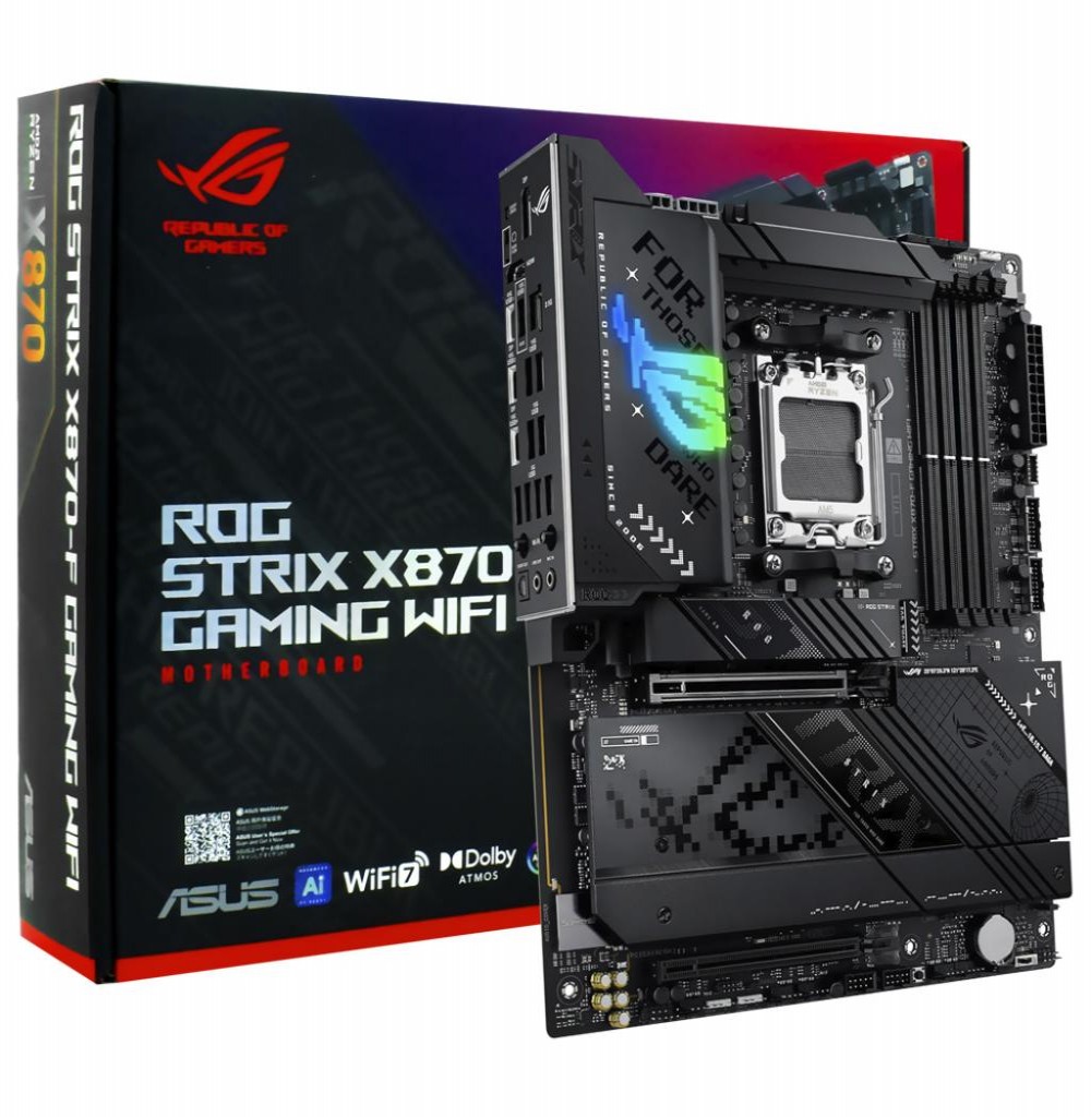 Placa Mãe Amd (Am5) Asus X870-F Rog Strix Gaming Wifi
