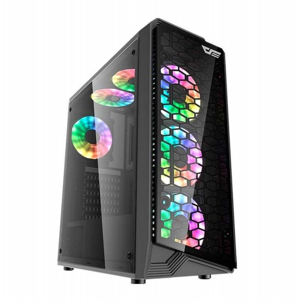Gabinete Darkflash Water Square 5 Mid Tower Preto