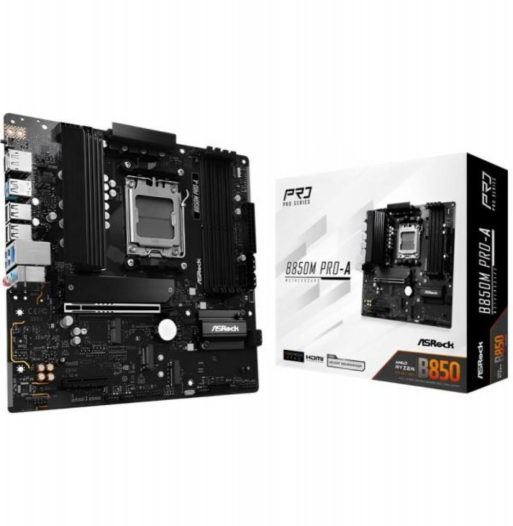 Placa Mãe AMD (AM5) Asrock B850M Pro A Placa Mãe AMD (AM5) Asrock B850M Pro A