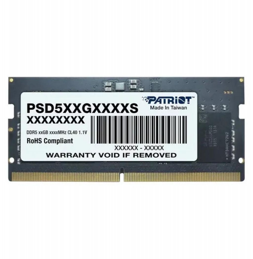 Memória P/ Notebook DDR5  8GB 4800 Patriot Signature PSD58G480041S