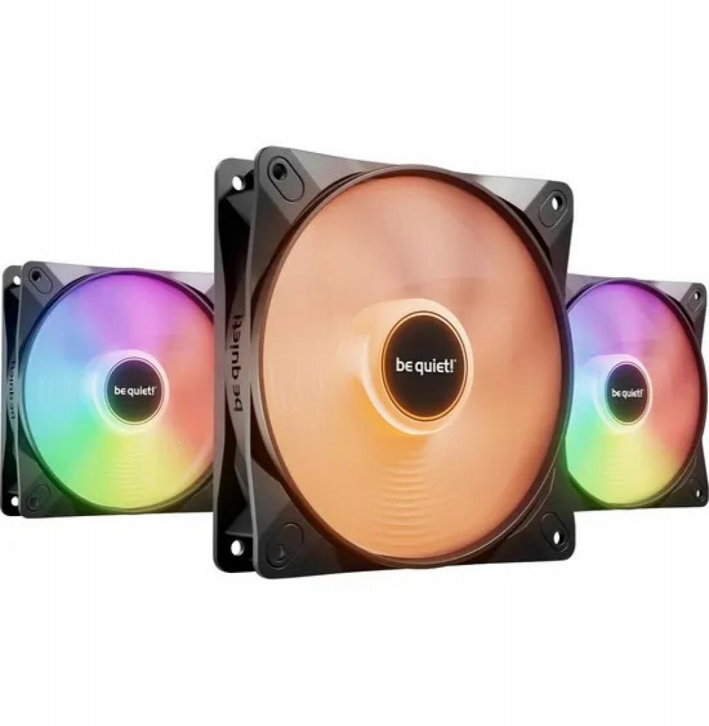Cooler Gabinete Be Quiet! Light Wings LX 120MM 3fan Preto BL124