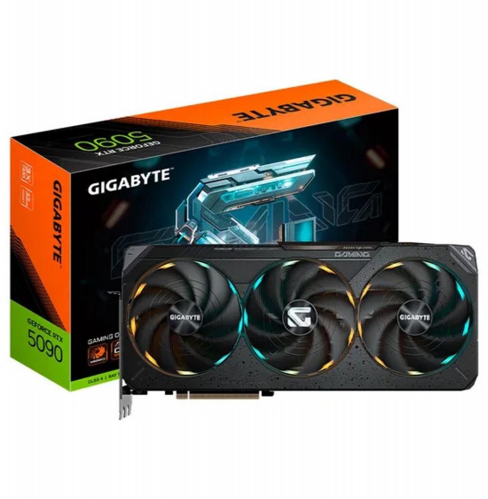 Placa de Video 32GB EXP. GF-RTX5090 Gigabyte Gaming OC GDDR7 GV-N5090GAMING  