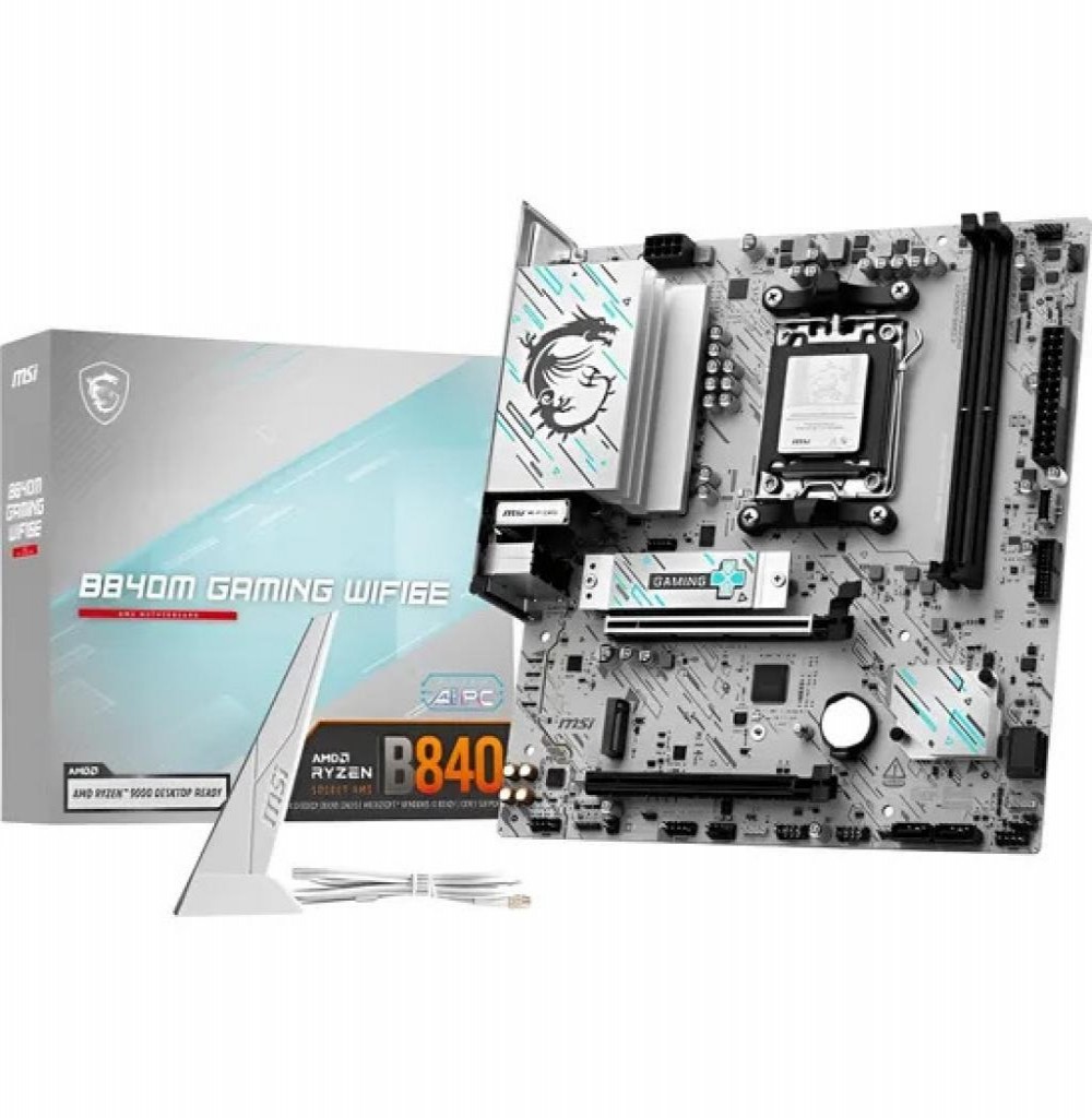Placa Mãe Amd (AM5) Msi B840M Gaming WIFI6E DDR5
