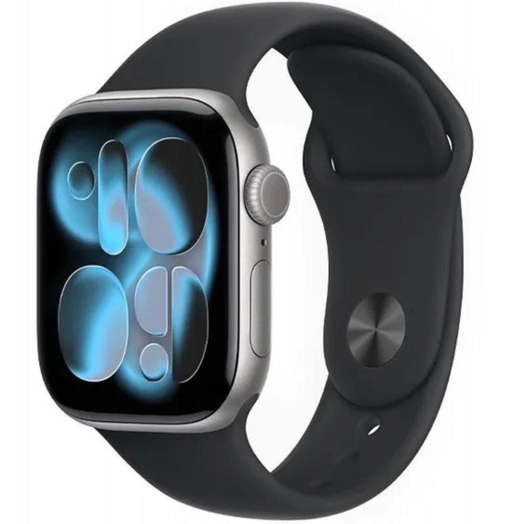 Relogio Apple S11 42MM MEQW4 Space Gray/Aluminum Black S/M