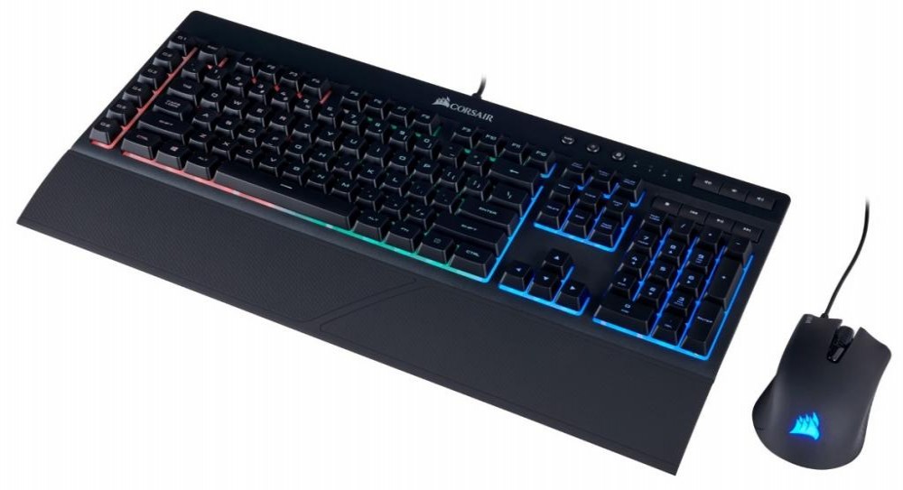 Teclado USB Corsair K55 + Mouse Harpoon Português