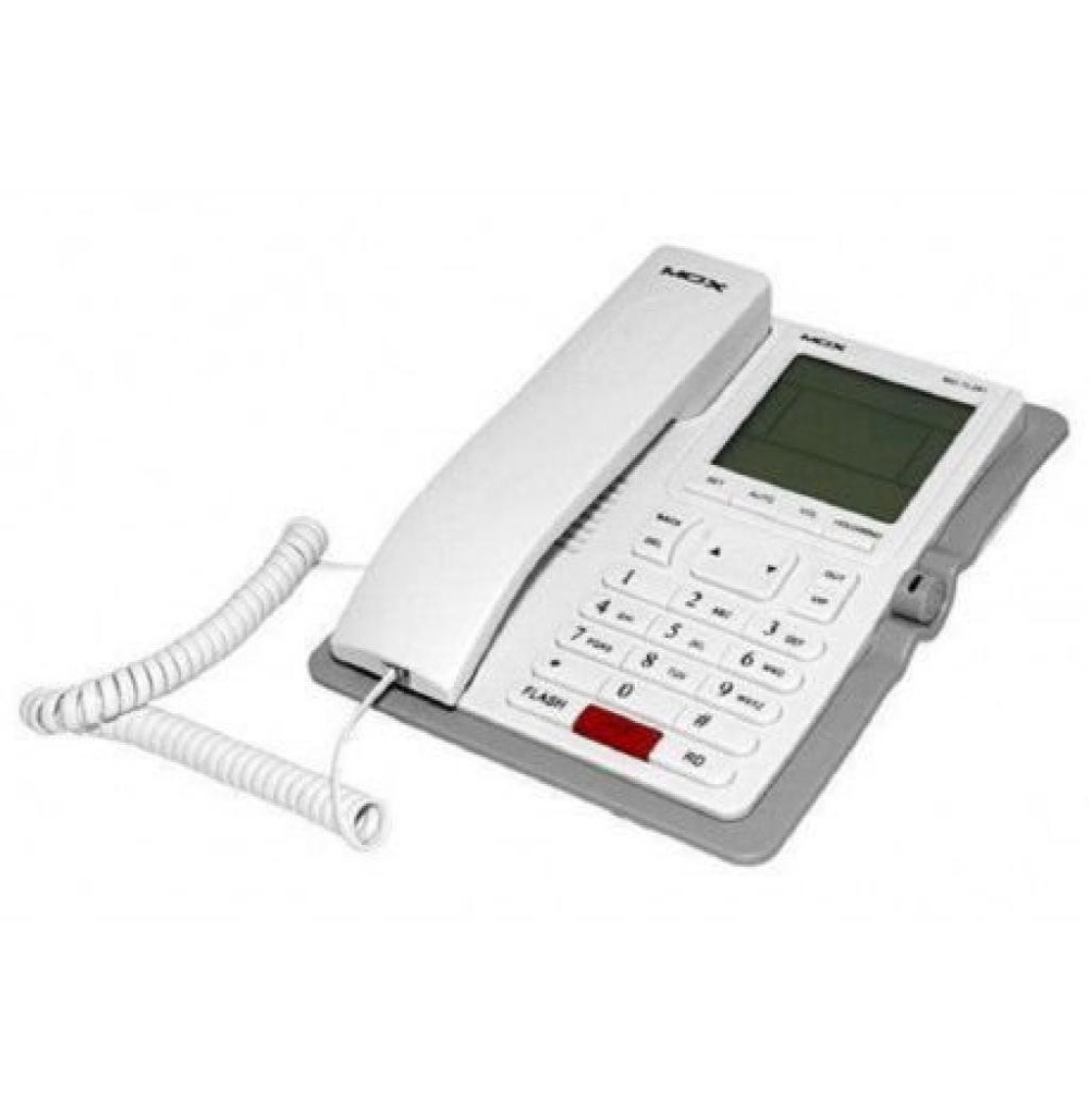 Telefone MOX Com Fio MO-TL281 Com Bina Branco