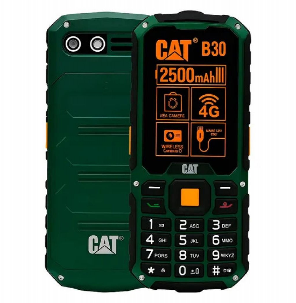 Celular CaterpillaR B30 DS 2.4" 4G Verde