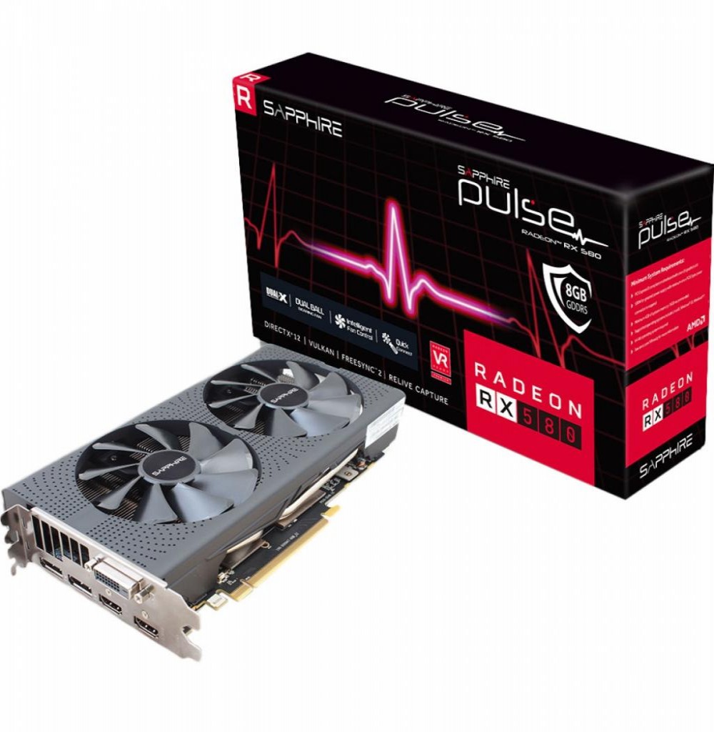 Placa de Vídeo 8GB Exp. RX-570 Sapphire Pulse DDR5