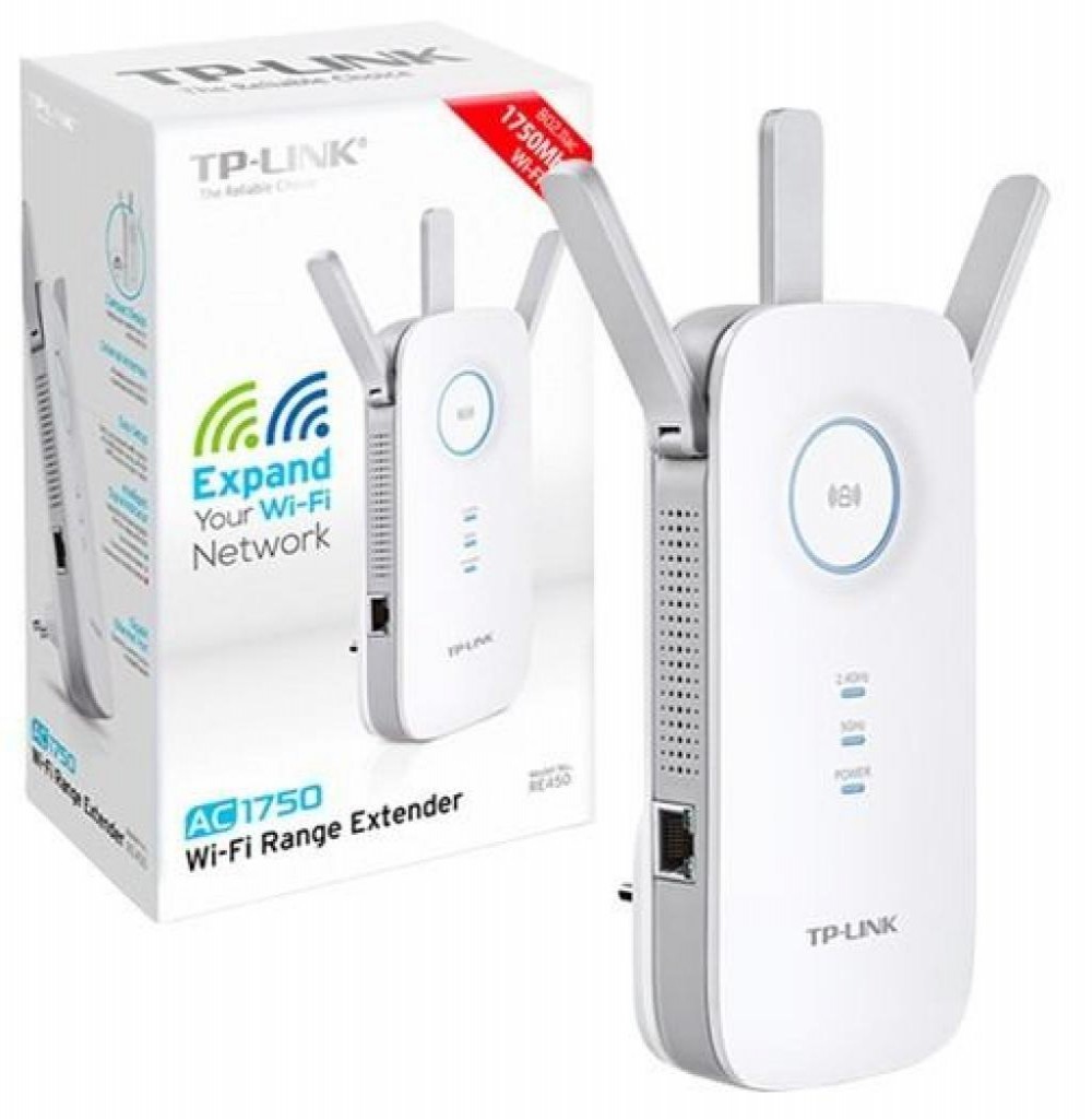 Repetidor de Sinal Wifi Tp-Link RE450 AC1750 Dual