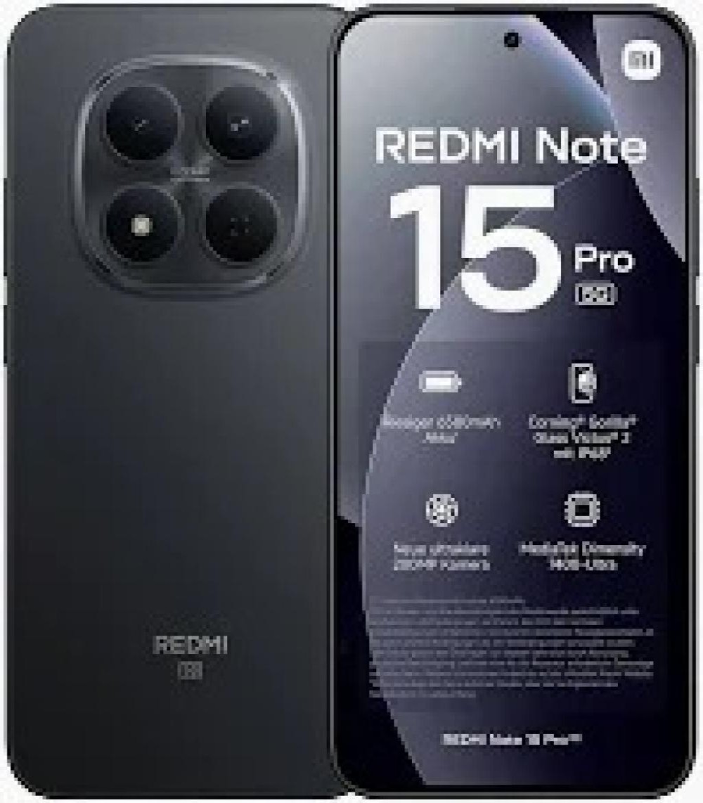 Celular Xiaomi Note 15 Pro 8/512GB 5G Preto (Global)