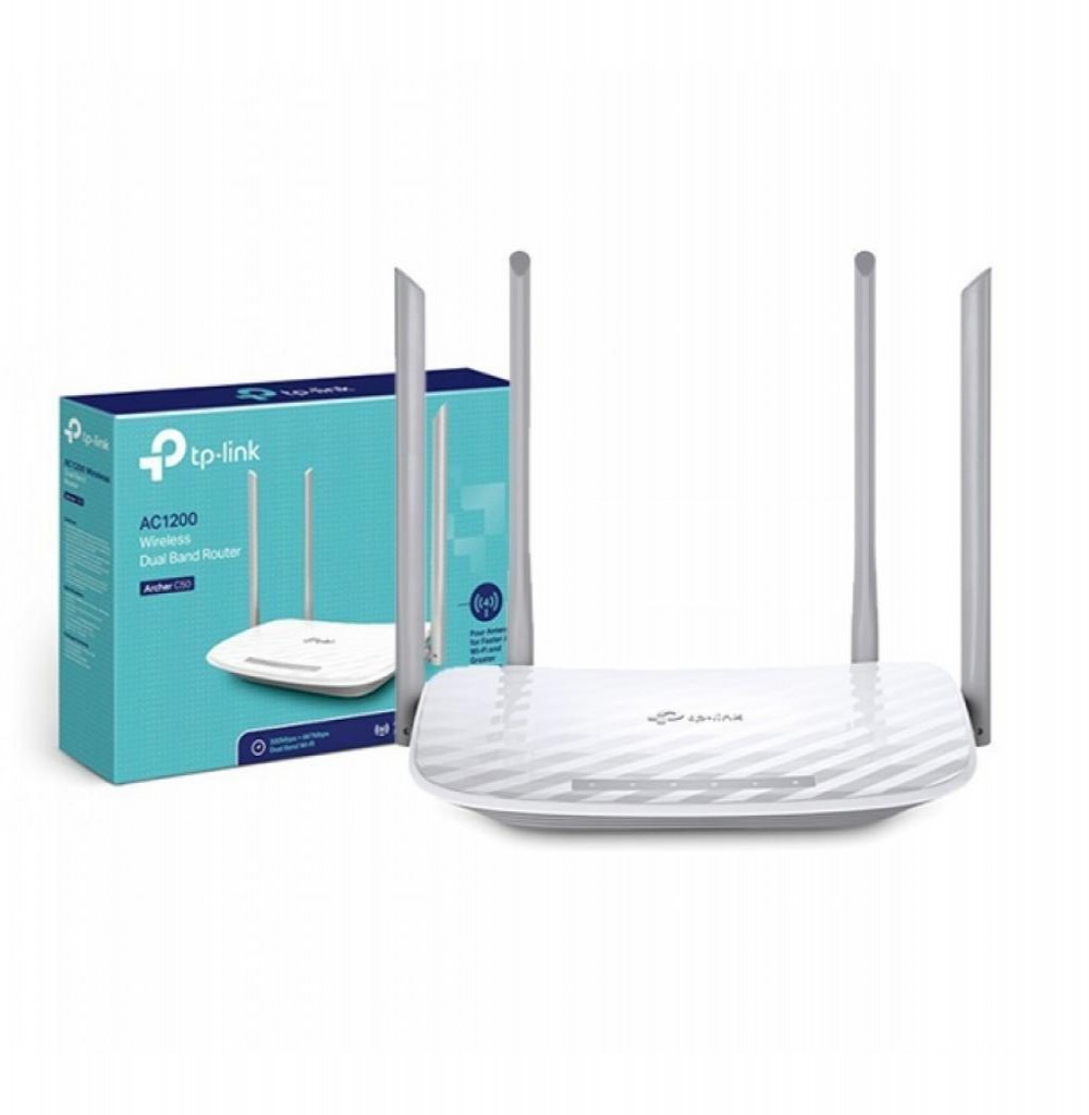 Roteador Wifi Tp-Link Archer C50 AC1200 Dual 4 Antenas