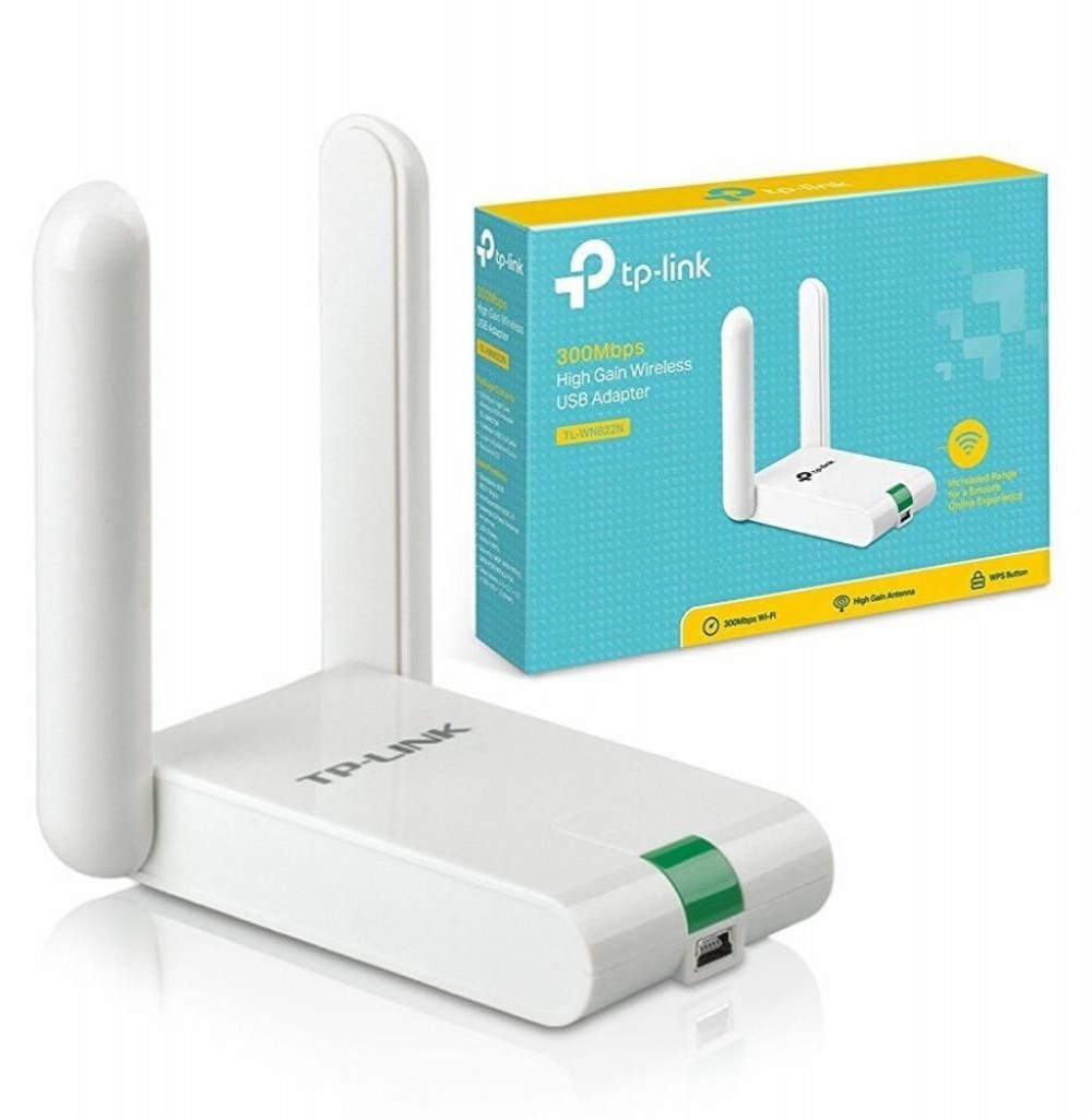 Roteador Wifi USB Tp-Link TL-WN822N 300Mbps Atheros 2 Antenas