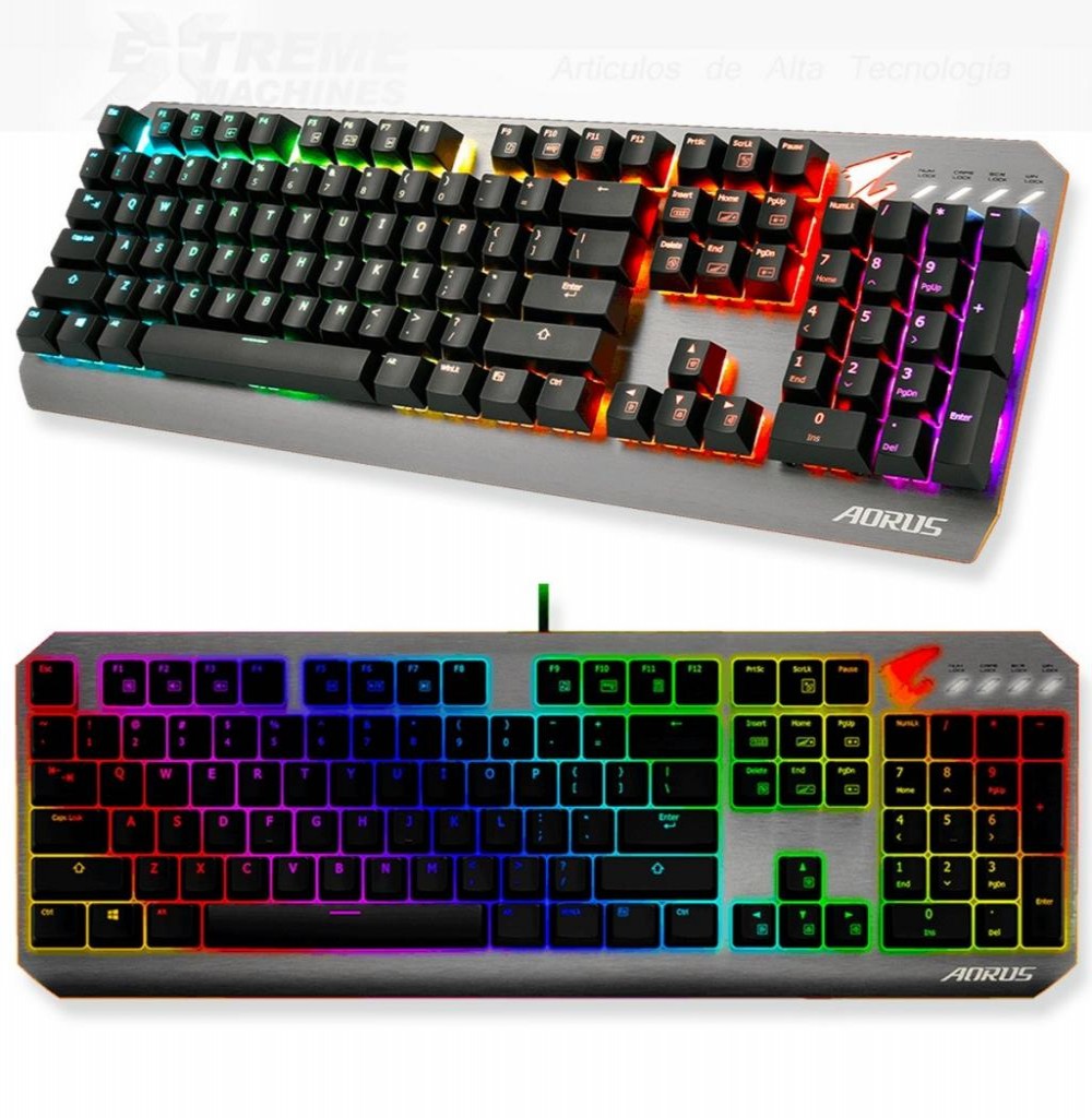 Teclado Gigabyte Aorus K7 Gamer RGB Mechanical