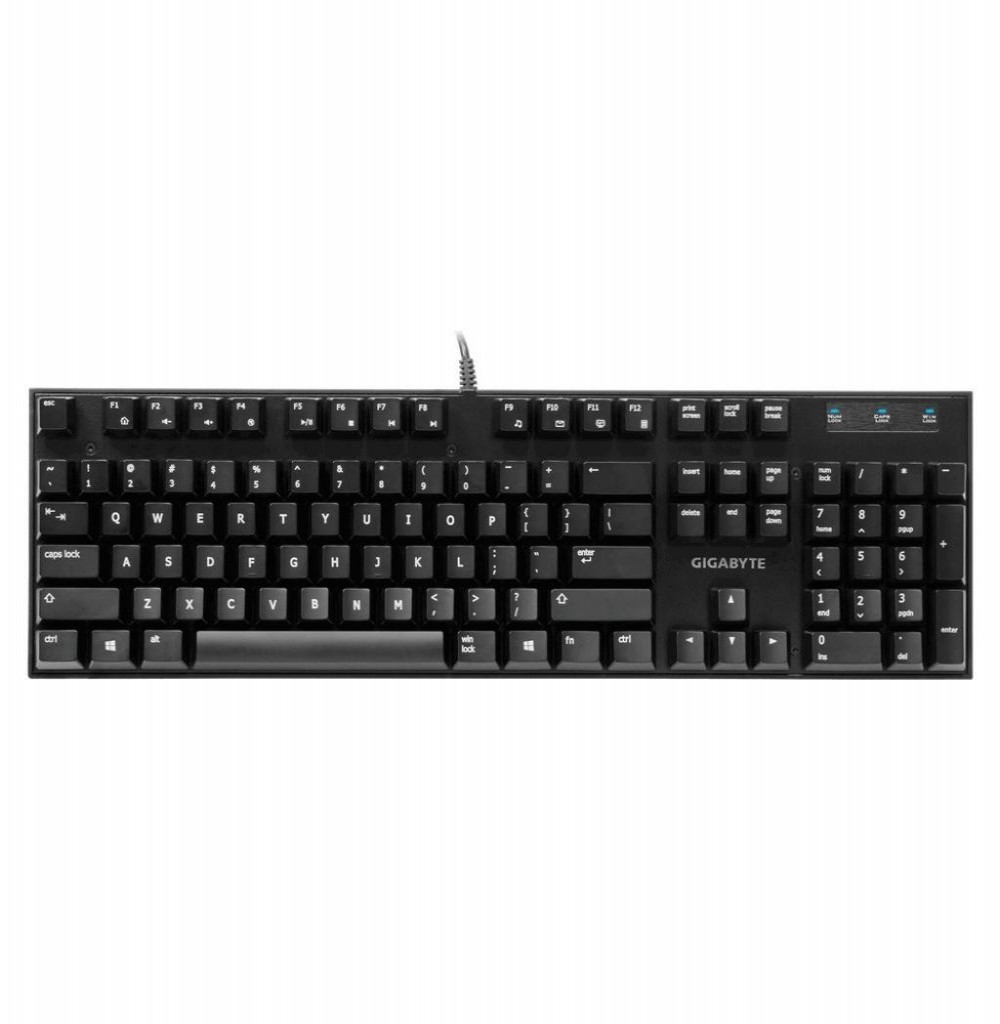 Teclado Gamer Gigabyte Force K83 Mecânico Switch Cherry BLUE