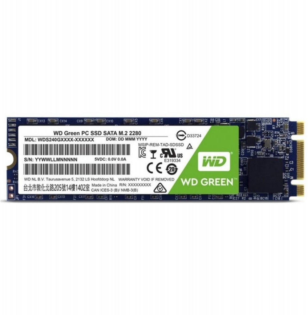 HD Western Digital SSD Green M.2 480GB WDS480G2G0B