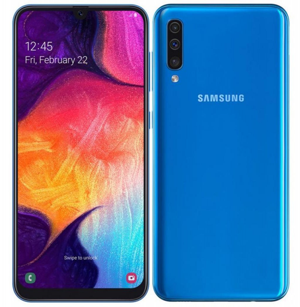 Celular Samsung A50 A505F/DS 128GB Dual Azul