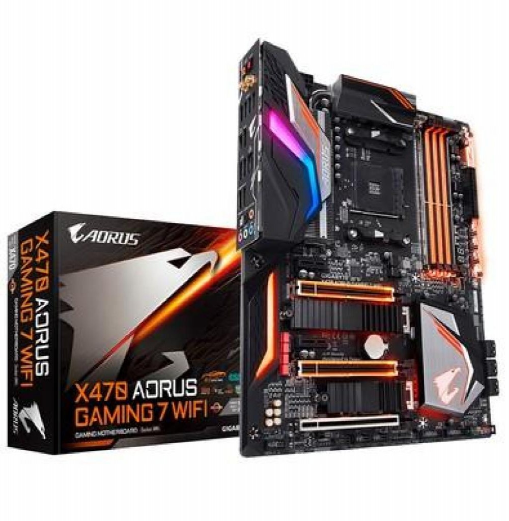 Placa-Mãe AMD (AM4) Gigabyte X470-Gaming 7 Aorus WiFi