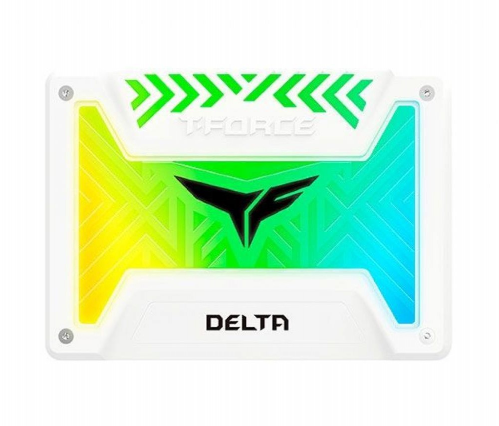 HD SSD SATA3  250GB 2.5" Team Group T-Force Delta RGB Branco