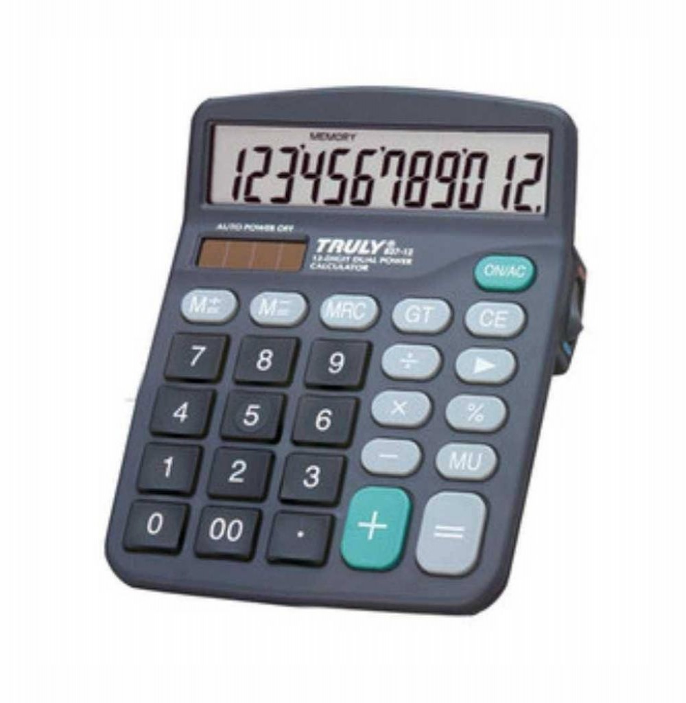 Calculadora Truly 837A 12 Dígitos Média