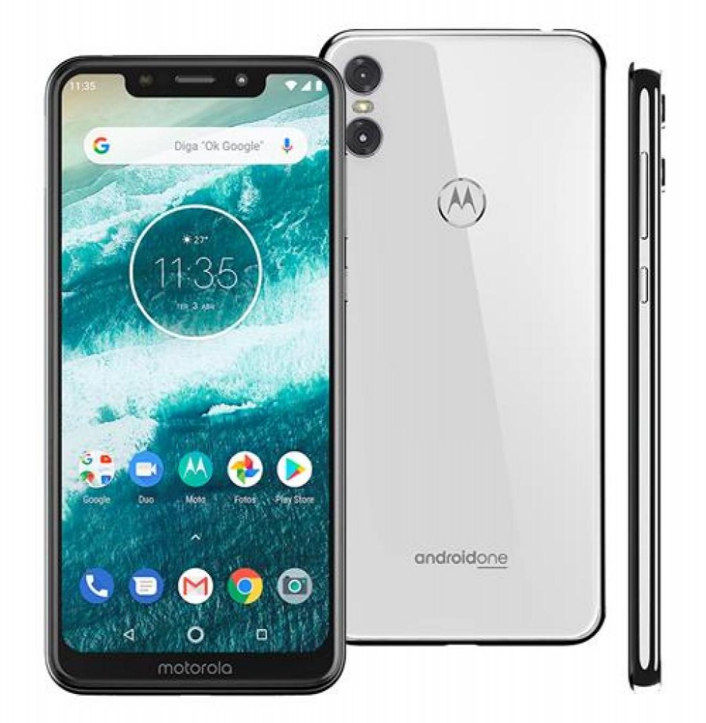 Celular Motorola One XT-1941-4 64GB LTE Branco