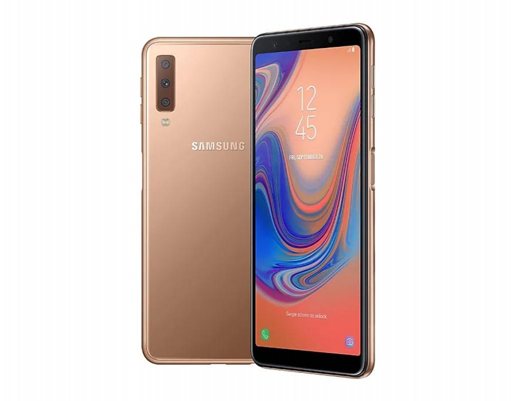 Celular Samsung A7 A750F/DS 64GB 2018 Dual Gold
