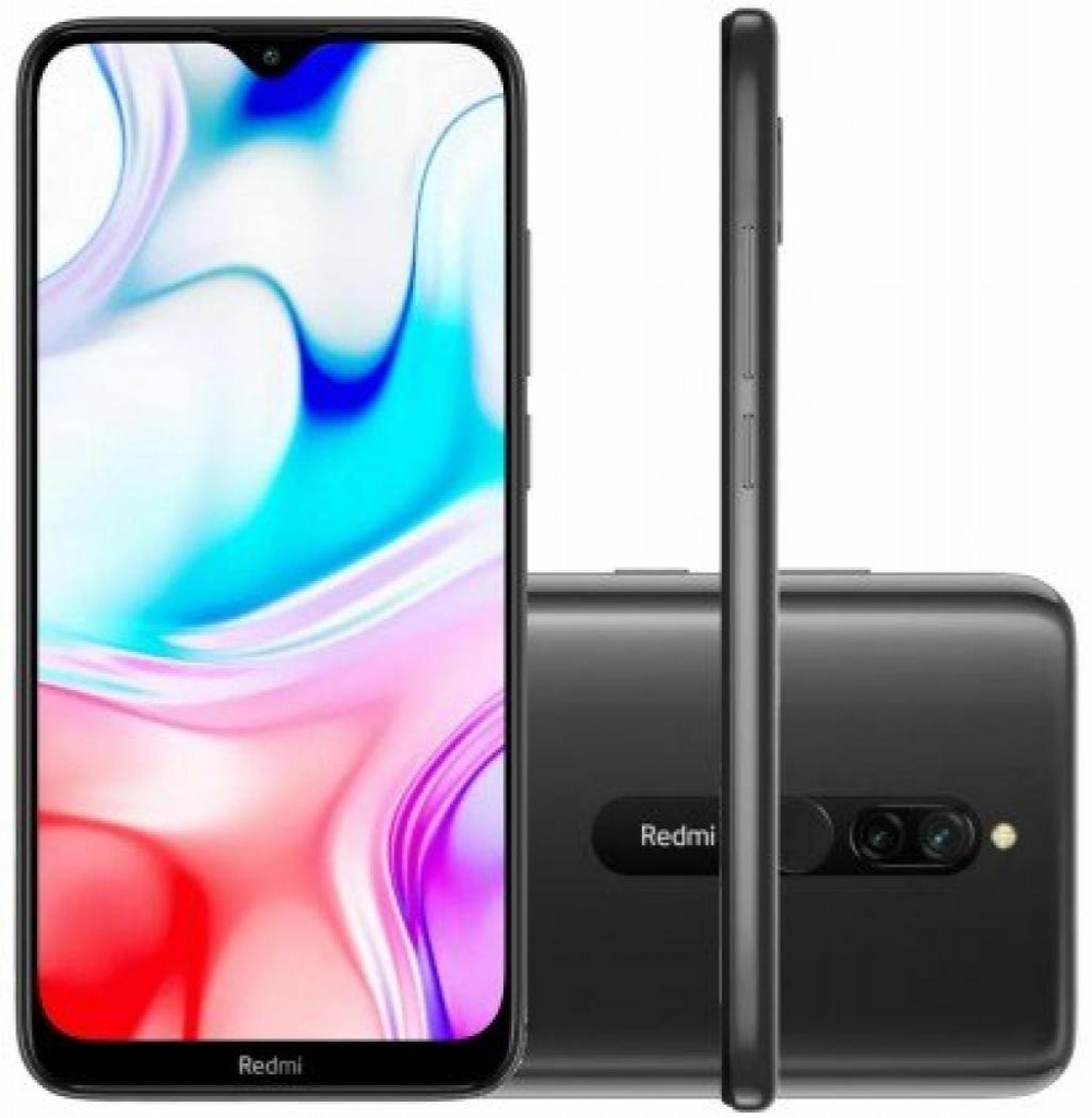 Celular Xiaomi Redmi 8 64GB 4RAM/6.4" Preto Global