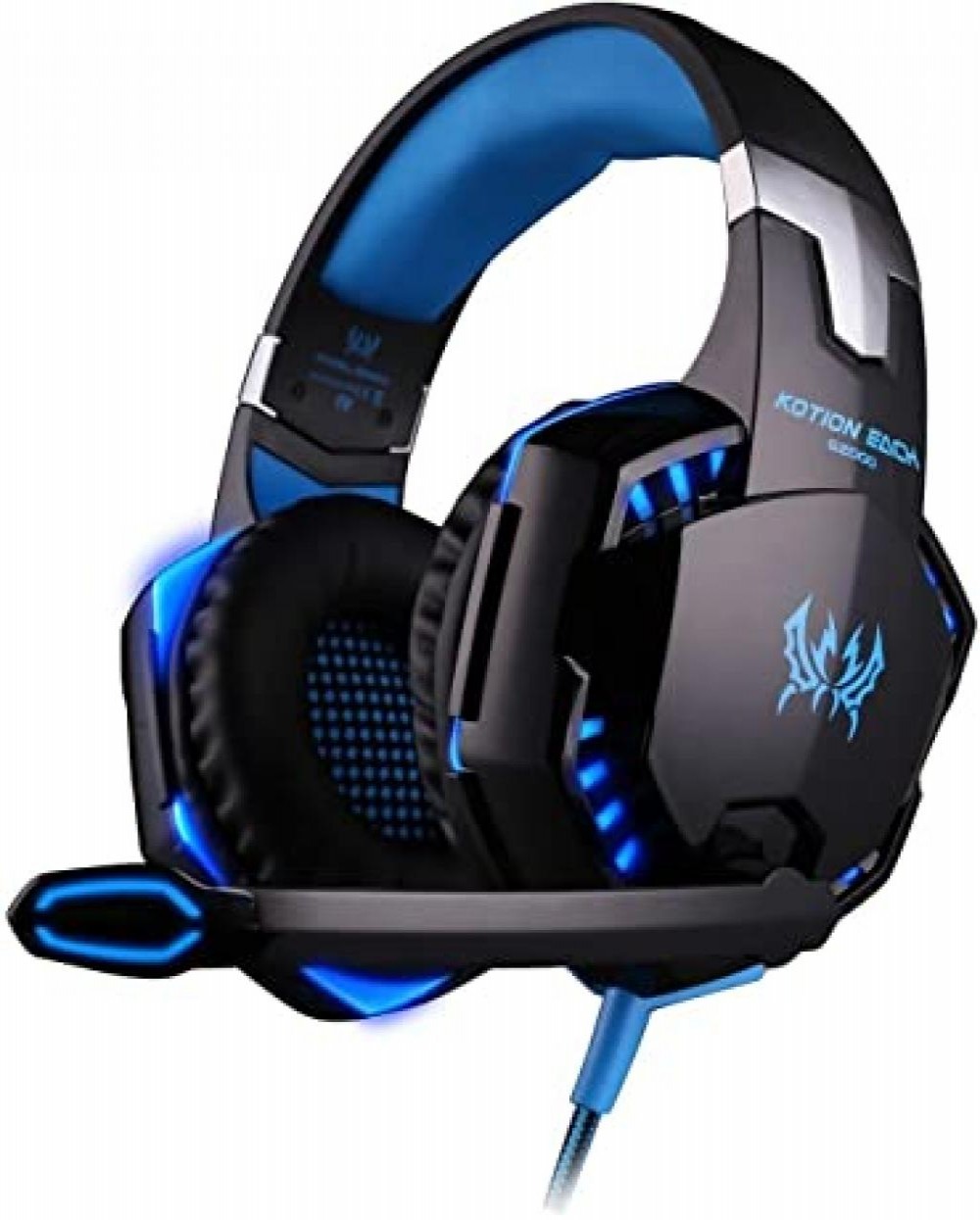 Fone Kotion Each G2000 Gaming Preto/Azul