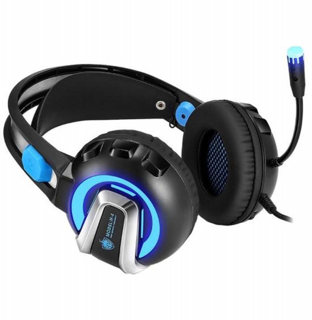 Fone Phoinikas H4 Gaming Azul/Preto