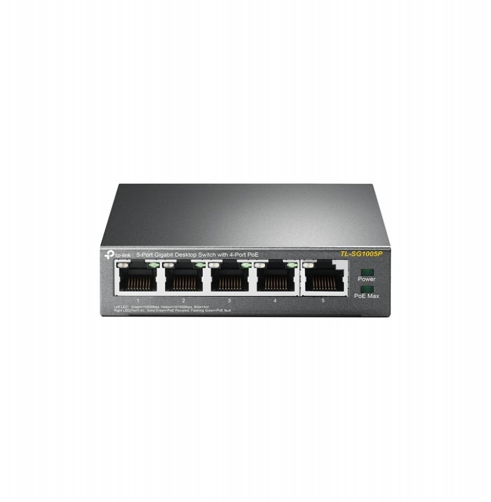 Hub 5 Portas Tp-Link TL-SG1005P 10/100/1000 4POE