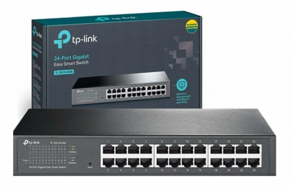 Switch 24 Portas Tp-Link TL-SG1024DE Inteligente