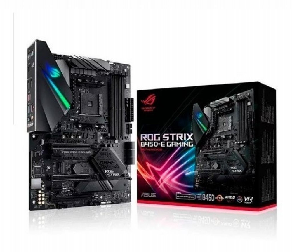Placa-Mãe AMD (AM4) Asus B450-E Rog Strix Gaming
