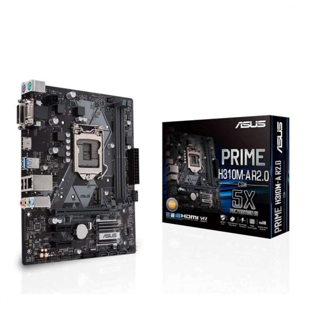Placa-Mãe Intel (1151) Asus H310M-A R2.0 Prime