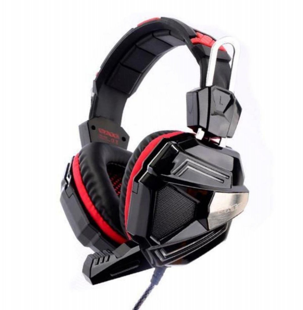 Headset Satellite AE-351 com Microfone - Preto/Vermelho