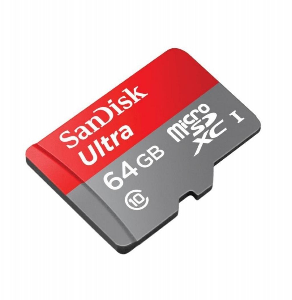 Micro Cartão de Memória 64GB SanDisk Ultra Classe 10 80MB/S