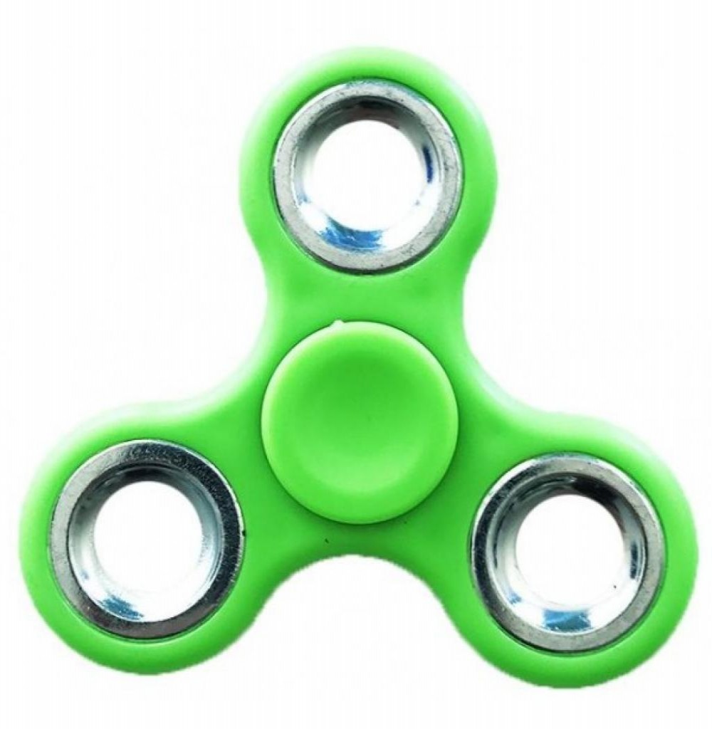 Spinner Anti Stress Com Buraco Verde