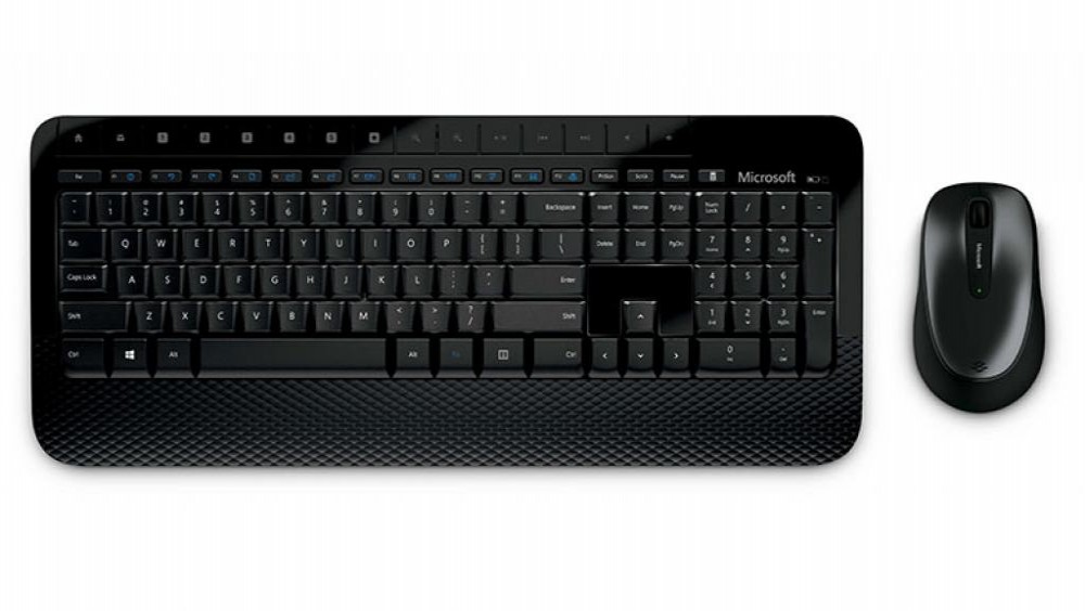 Teclado Microsoft 2000 Com Mouse Sem Fio Inglês USB