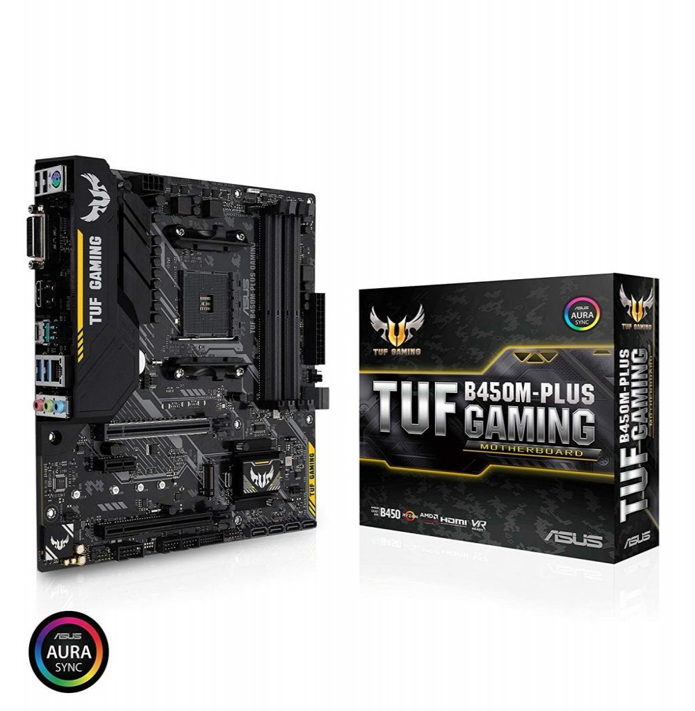 Placa Mãe Asus AM4 B450M-Plus Tuf Gaming HDMI/DVI/USB3.1