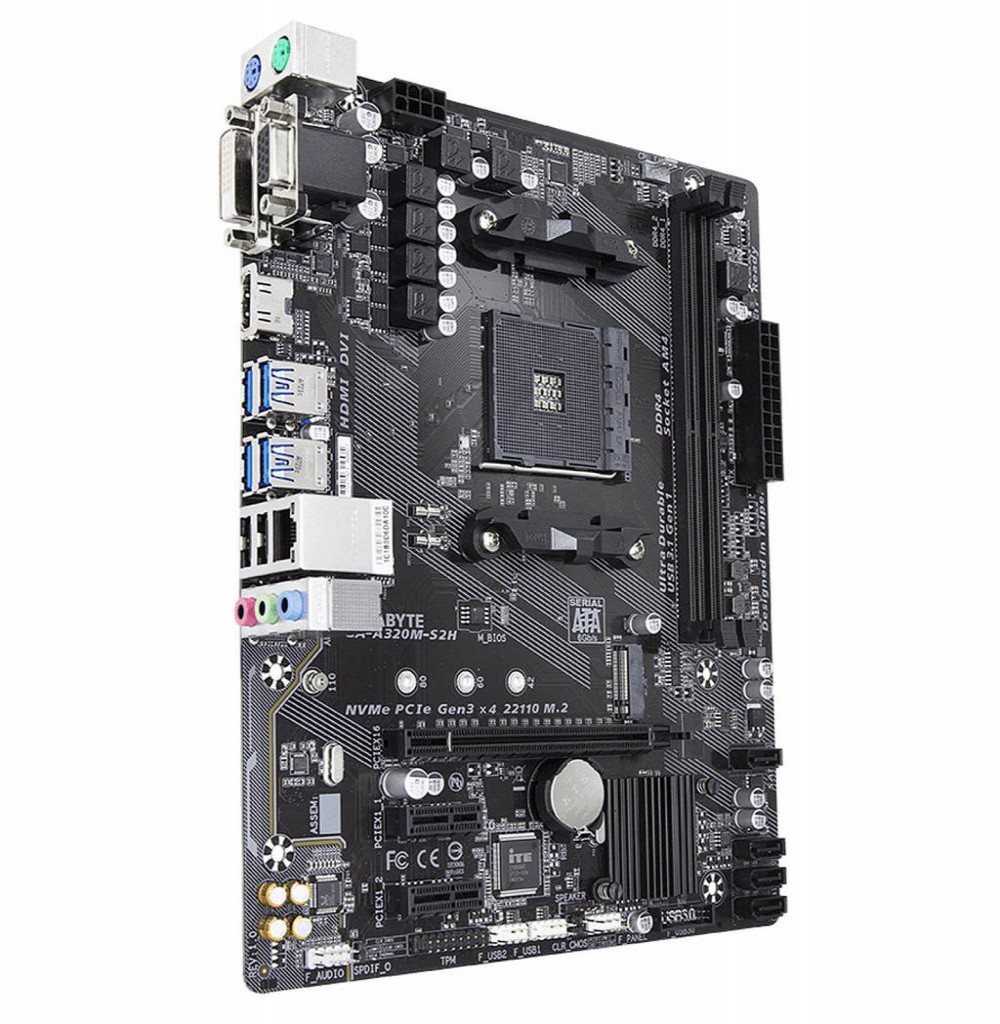 Placa Mãe Gigabyte A320M-S2H AMD Soquete AM4 MB