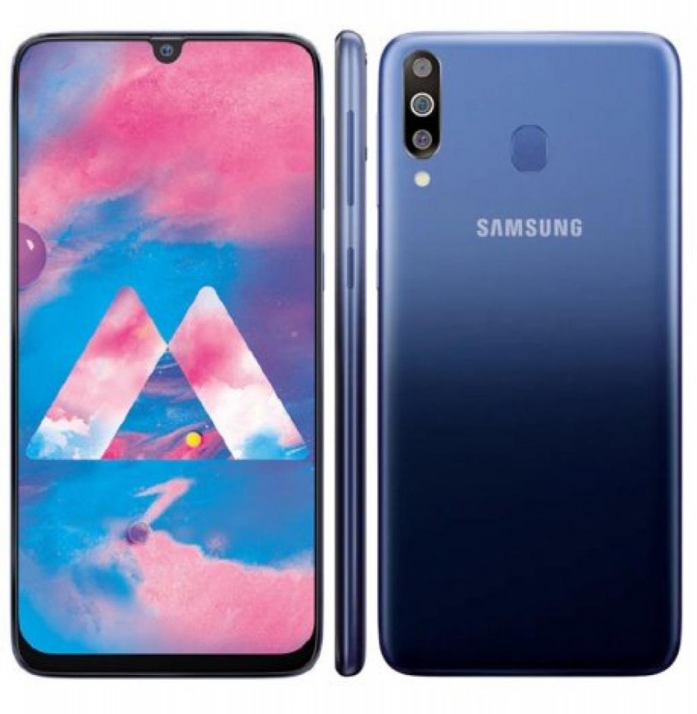 Celular Samsung M30 M305M/DS 64GB Dual Azul Sem Fone