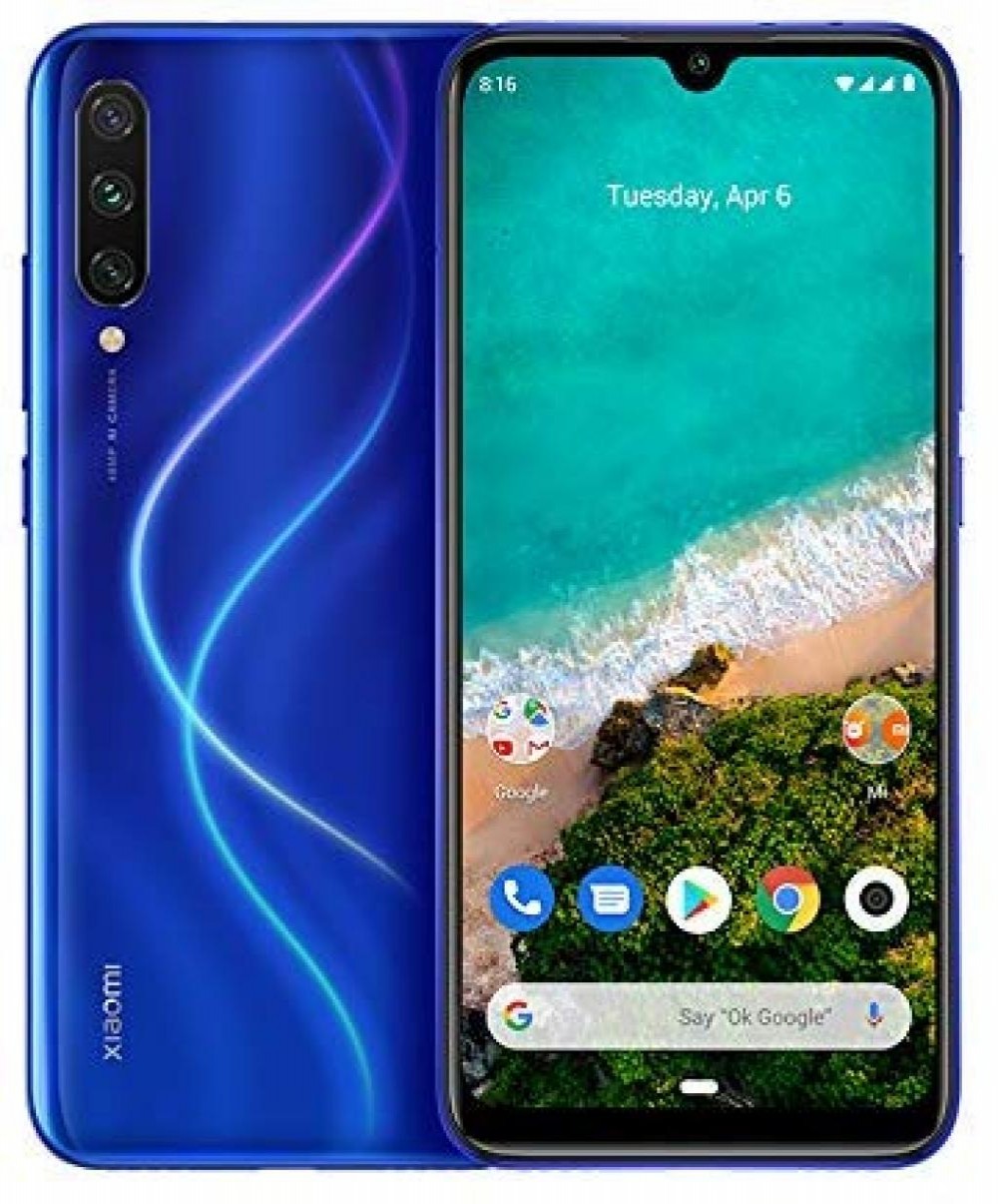 Celular Xiaomi MI A3 128GB Dual Azul Global