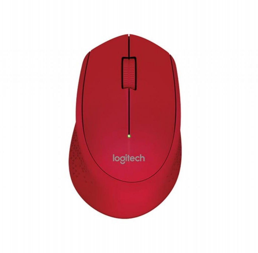 Mouse Logitech M280 Vermelho Sem Fio USB 910-004286