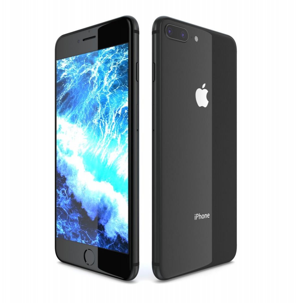 Apple iPhone 8 Plus A1897 BZ 256GB Tela Retina 5.5" 12MP/7MP iOS - Cinza Espacial