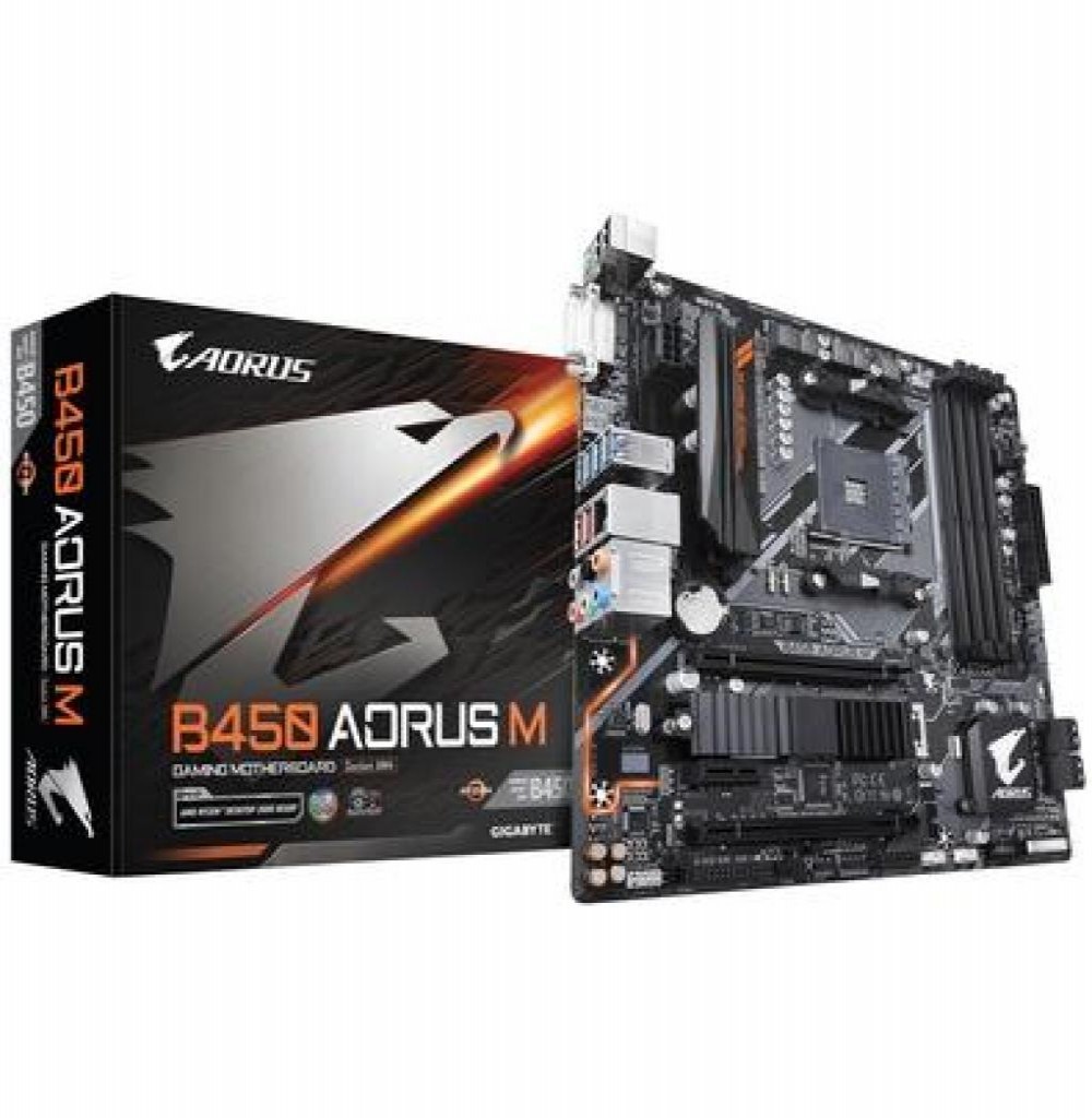 Placa-Mãe AMD (AM4) Gigabyte B450 Aorus M